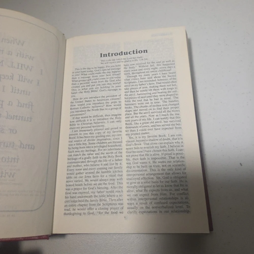 Holy Bible Possibility Thinkers Edition NKJV Thomas Nelson Red Hardcover 1984